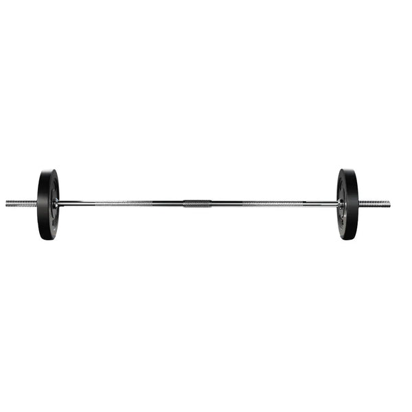 18KG Barbell Weight Set Plates Bar Bench Press Fitness Exercise Home Gym 168cm Deals499