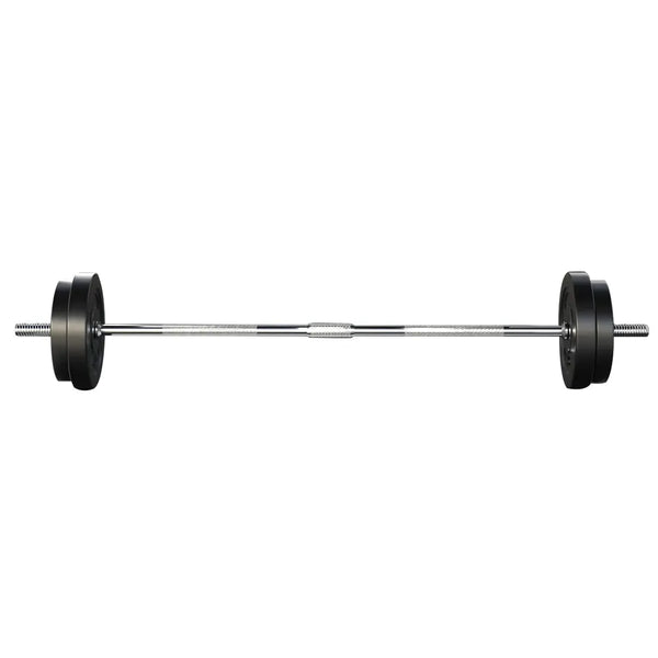 38KG Barbell Weight Set Plates Bar Bench Press Fitness Exercise Home Gym 168cm Deals499