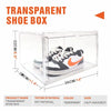 3PCS Shoe Display Box Clear Container Stackable Boxes Storage Case from Deals499 at Deals499