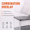 3PCS Shoe Display Box Clear Container Stackable Boxes Storage Case from Deals499 at Deals499