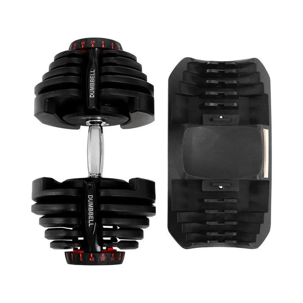 40KG Dumbbells Adjustable Dumbbell Weight Plates Home Gym Exercise Deals499