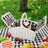 Alfresco 2 Person Picnic Basket Baskets White Deluxe Outdoor Corporate Blanket Park Deals499