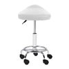 Artiss 2x Salon Stool Saddle Swivel Chair White from Deals499 at Deals499