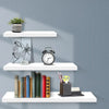 Artiss 3 Piece Floating Wall Shelves - White Deals499