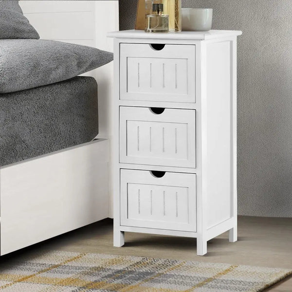 Artiss Bedside Table - White Deals499