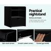 Artiss Bedside Table Drawer - Black Deals499