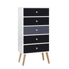 Artiss Chest of Drawers Dresser Table Tallboy Storage Cabinet Furniture Bedroom Deals499