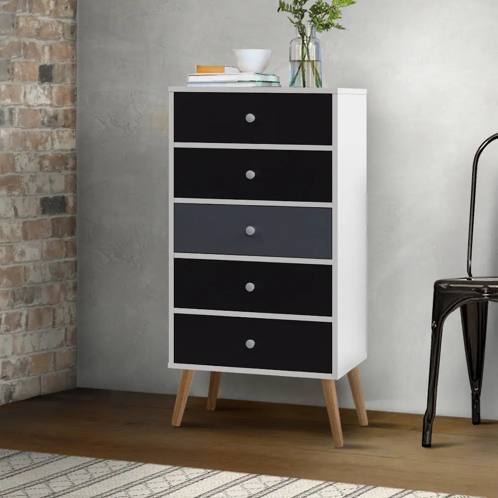 Artiss Chest of Drawers Dresser Table Tallboy Storage Cabinet Furniture Bedroom Deals499