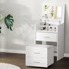 Artiss Dressing Table Bedside Tables 2-in-1 Set Hidden Makeup Mirror Storage Drawers Deals499