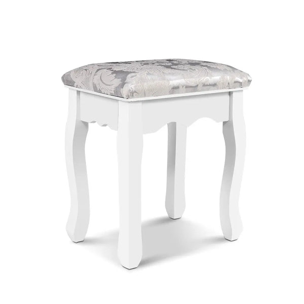 Artiss Dressing Table Stool Velvet White from Deals499 at Deals499