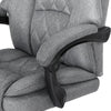 Artiss Executive Office Chair Fabric Footrest Grey from Deals499 at Deals499