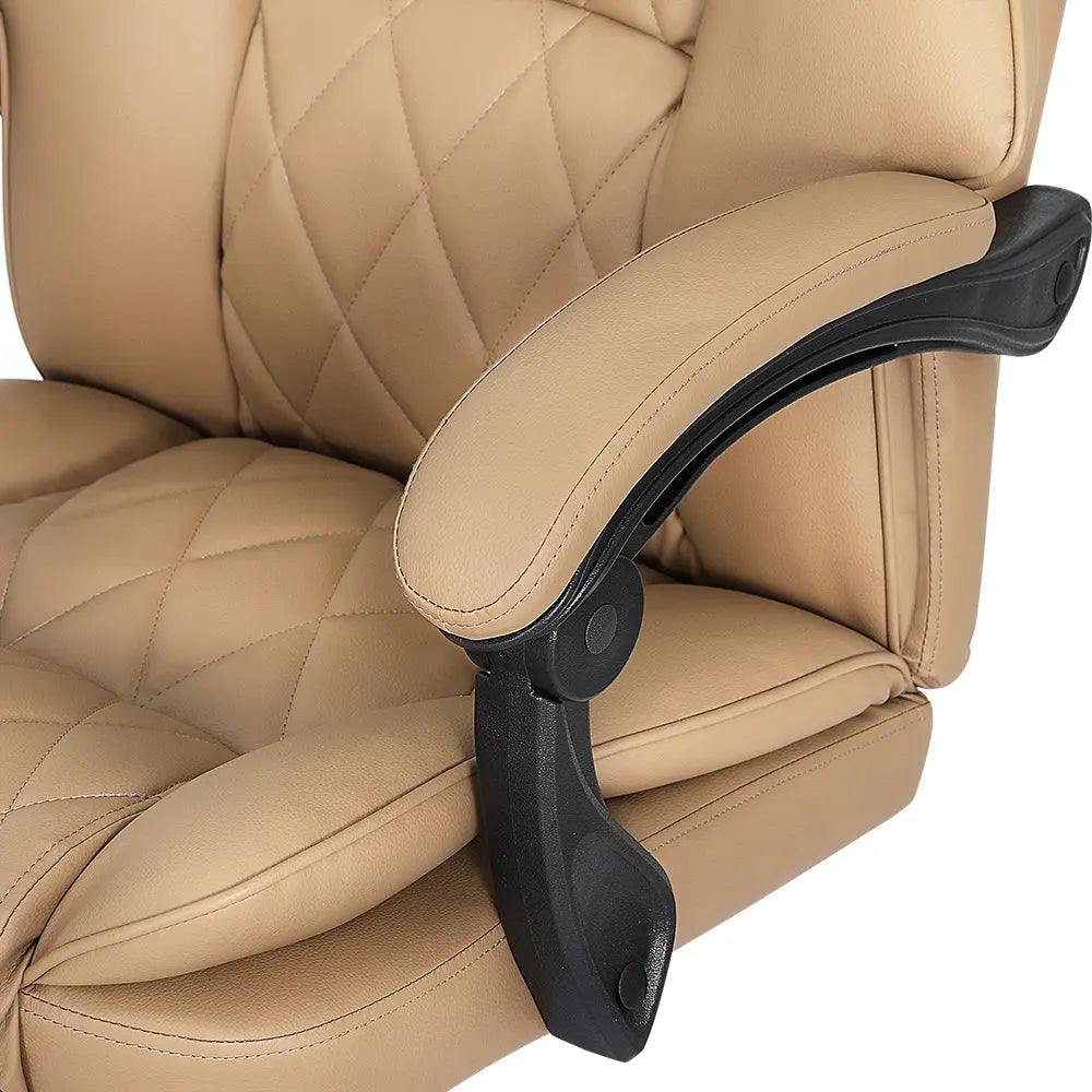 Artiss Executive Office Chair Leather Recliner Espresso from Deals499 at Deals499