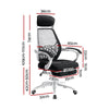 Artiss Gaming Office Chair Computer Desk Chair Home Work Study White Deals499