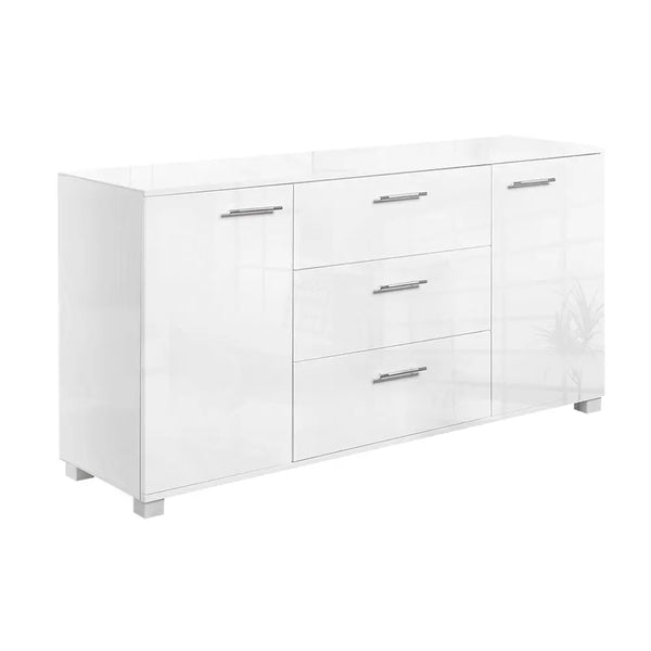 Artiss High Gloss Sideboard Storage Cabinet Cupboard - White Deals499