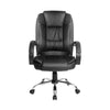 Artiss Office Chair Gaming Computer Chairs Executive PU Leather Seating Black Deals499