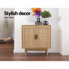 Artiss Rattan Buffet Sideboard Cabinet Storage Hallway Table Kitchen Cupboard Deals499