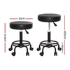 Artiss Round Salon Stool Stools Black Swivel Barber Hair Hydraulic Chairs Lift Deals499