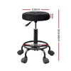 Artiss Salon Stool Round Swivel Chairs Black from Deals499 at Deals499