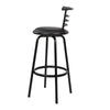 Artiss Set of 4 PU Leather Bar Stools - Black and Steel Deals499