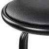 Artiss Set of 4 PU Leather Bar Stools - Black and Steel Deals499