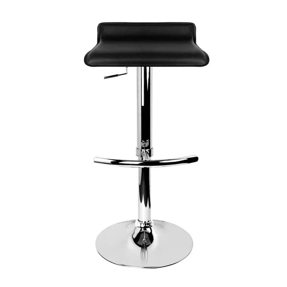 Artiss Set of 4 PU Leather Wave Style Bar Stools - Black Deals499