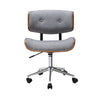 Artiss Wooden Fabric Office Chair Grey Deals499