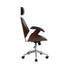 Artiss Wooden Office Chair Computer Gaming Chairs Executive Leather Black Deals499