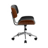 Artiss Wooden & PU Leather Office Desk Chair - Black Deals499