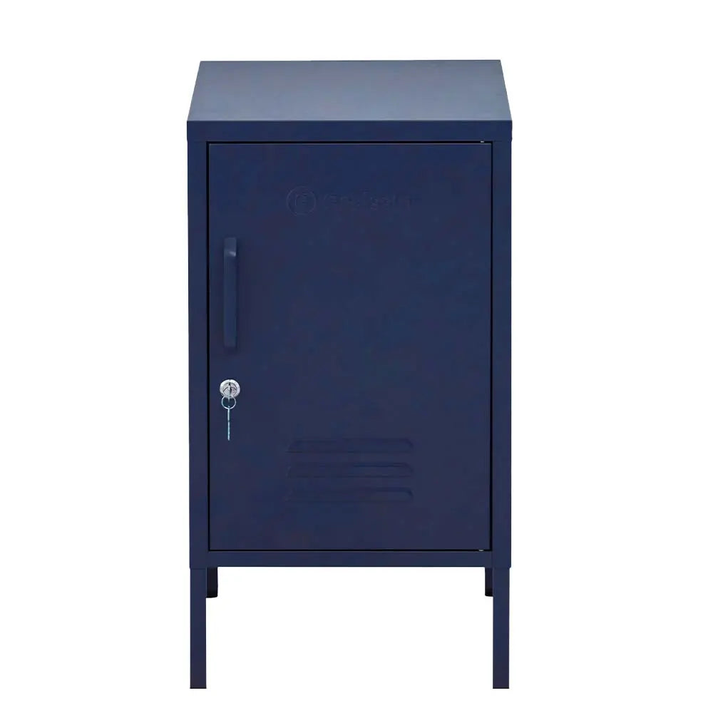 ArtissIn Mini Metal Locker Storage Shelf Organizer Cabinet Bedroom Blue Deals499