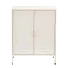 ArtissIn Sweetheart Metal Locker Storage Shelf Organizer Cabinet Buffet Sideboard White Deals499