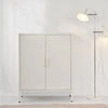 ArtissIn Sweetheart Metal Locker Storage Shelf Organizer Cabinet Buffet Sideboard White Deals499