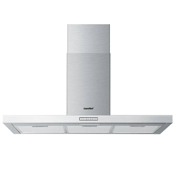 Comfee Rangehood 900mm 90cm Range Hood Stainless Steel Kitchen Canopy LED Light Deals499