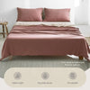 Cosy Club Sheet Set Cotton Sheets Double Vanilla Rhubarb Deals499