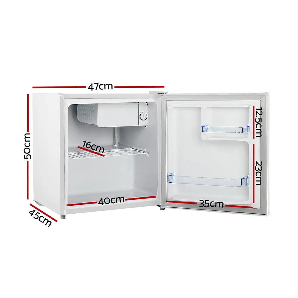 Devanti 48L Portable Mini Bar Fridge - White Deals499