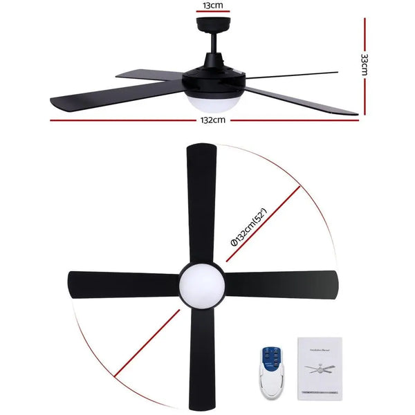 Devanti 52" Ceiling Fan - Black Deals499