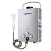 Devanti Outdoor Gas Water Heater Portable Camping Shower 12V Pump Silver Deals499