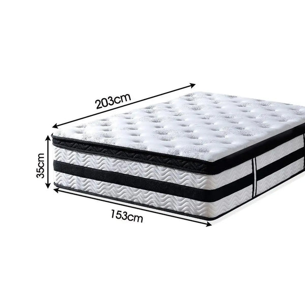 DreamZ 35CM Thickness Euro Top Egg Crate Foam Mattress in Queen Size Deals499