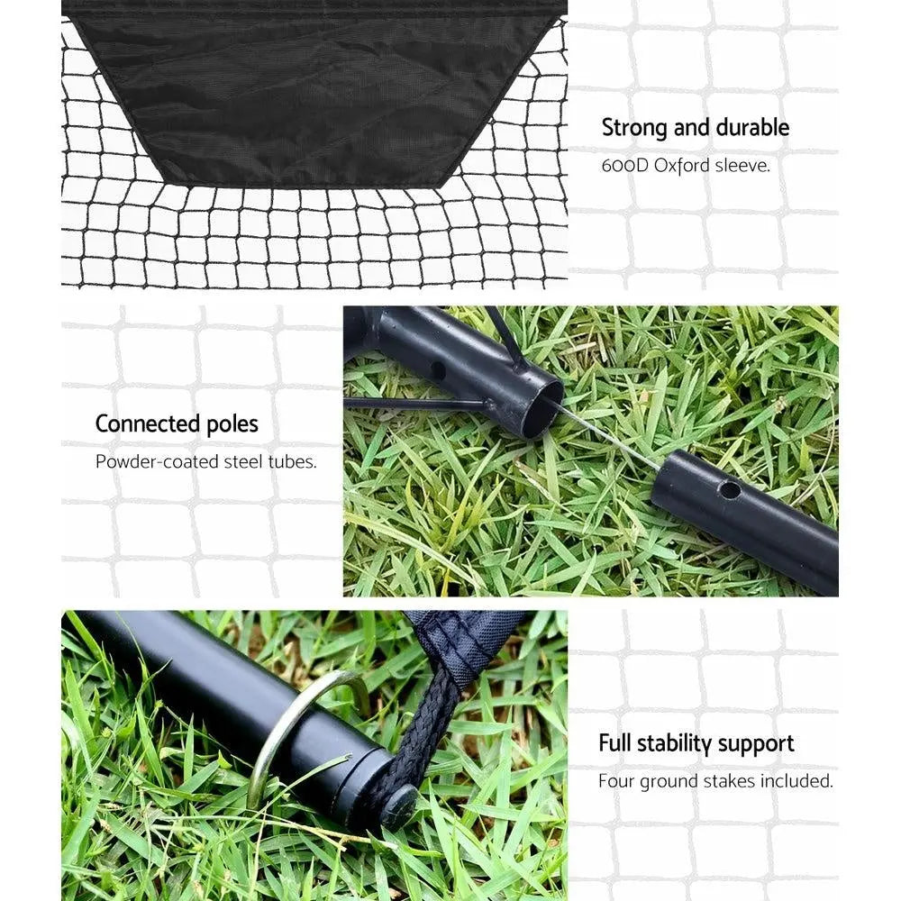 Everfit Portable Soccer Rebounder Net Volley Training Football Goal Trainer XL Deals499