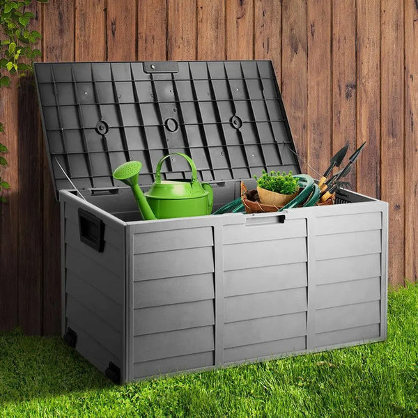 Gardeon 290L Outdoor Storage Box - Black Deals499