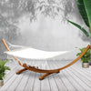 Gardeon Double Tassel Hammock with Wooden Hammock Stand Deals499