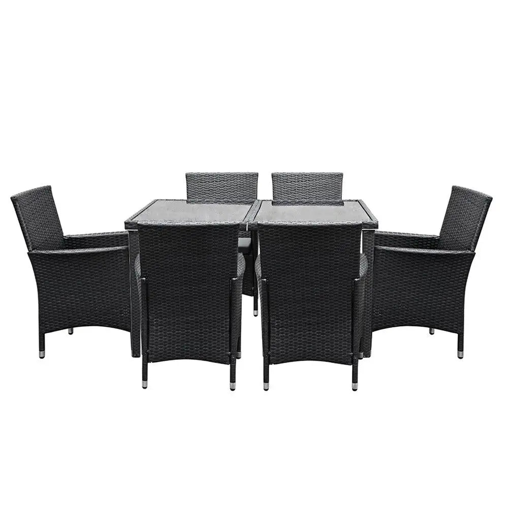 Gardeon Outdoor Furniture 7pcs Dining Set Deals499