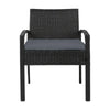 Gardeon Outdoor Furniture Bistro Wicker Chair Black Deals499