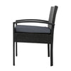 Gardeon Outdoor Furniture Bistro Wicker Chair Black Deals499