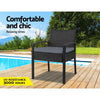 Gardeon Outdoor Furniture Bistro Wicker Chair Black Deals499