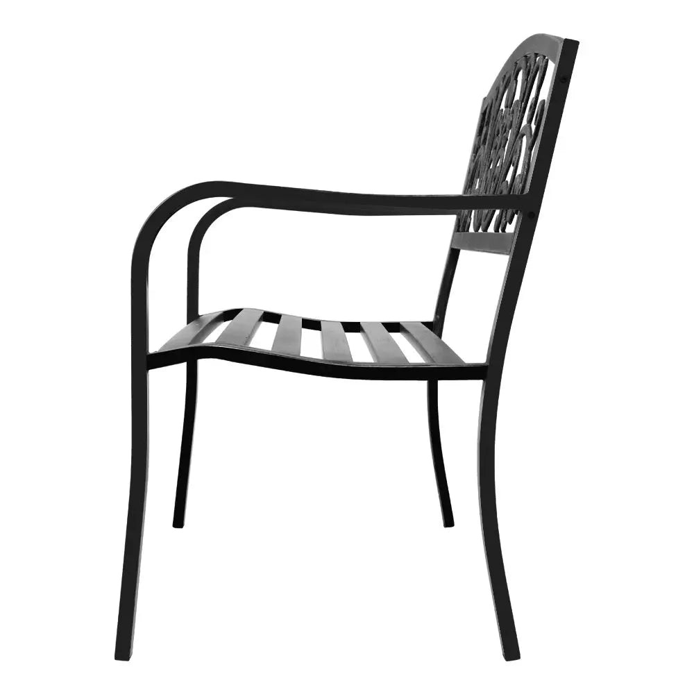 Gardeon Outdoor Garden Bench - Black Deals499