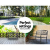 Gardeon Outdoor Garden Bench - Black Deals499