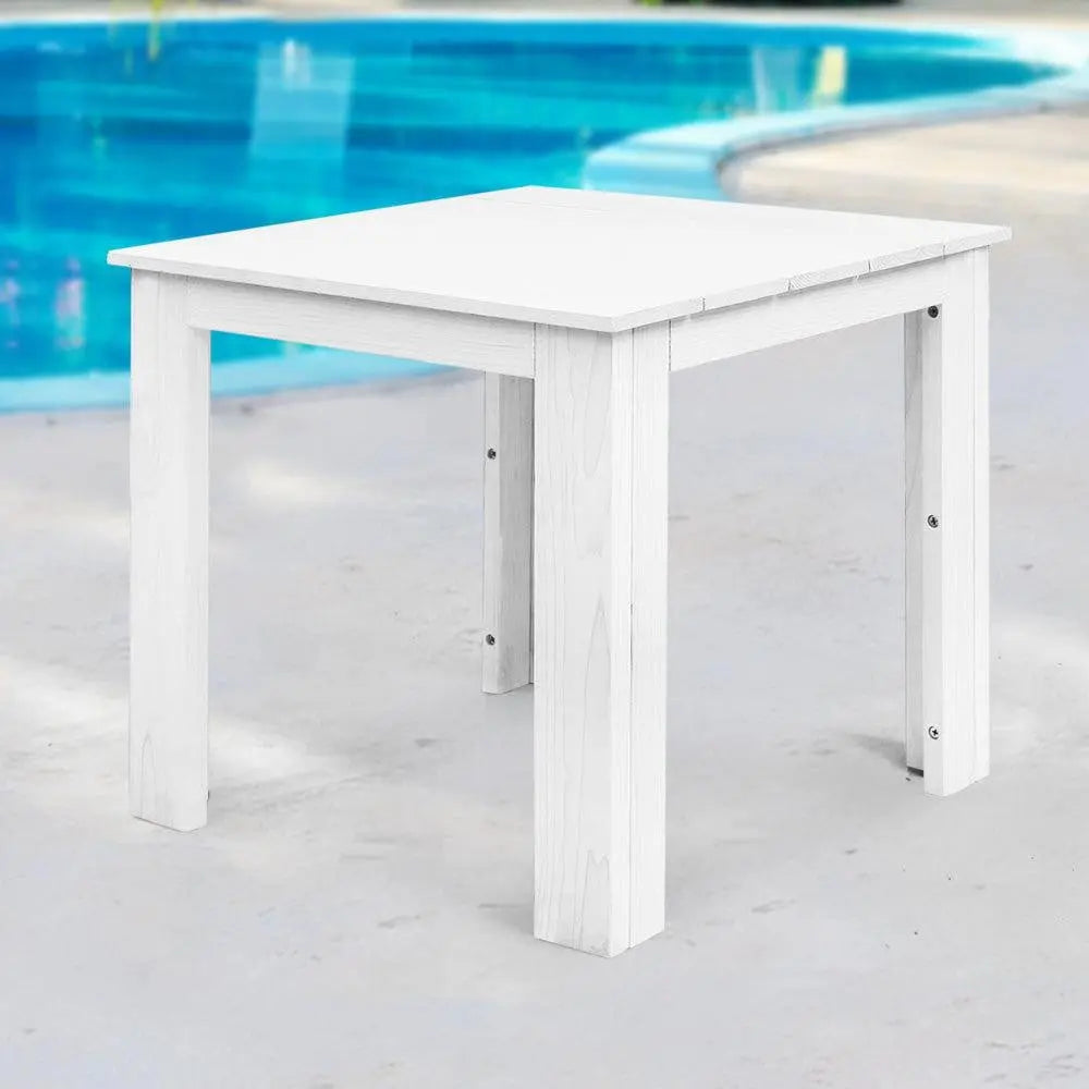 Gardeon Outdoor Side Beach Table - White Deals499