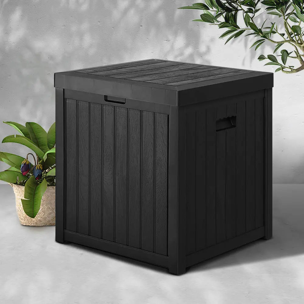 Gardeon Outdoor Storage Box 195L Bench Seat Garden Deck Toy Tool Sheds Deals499