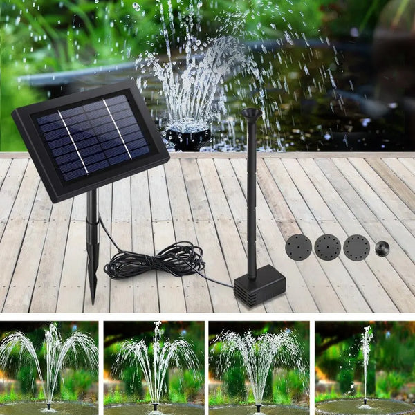 Gardeon Solar Pond Pump Water Fountain Outdoor Powered Submersible Filter 4FT Deals499