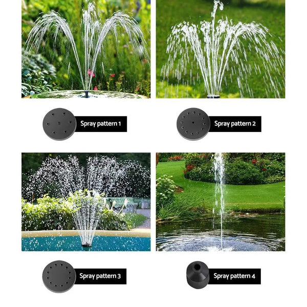 Gardeon Solar Pond Pump with Battery Kit Solar Powered Garden Water Fountain Deals499